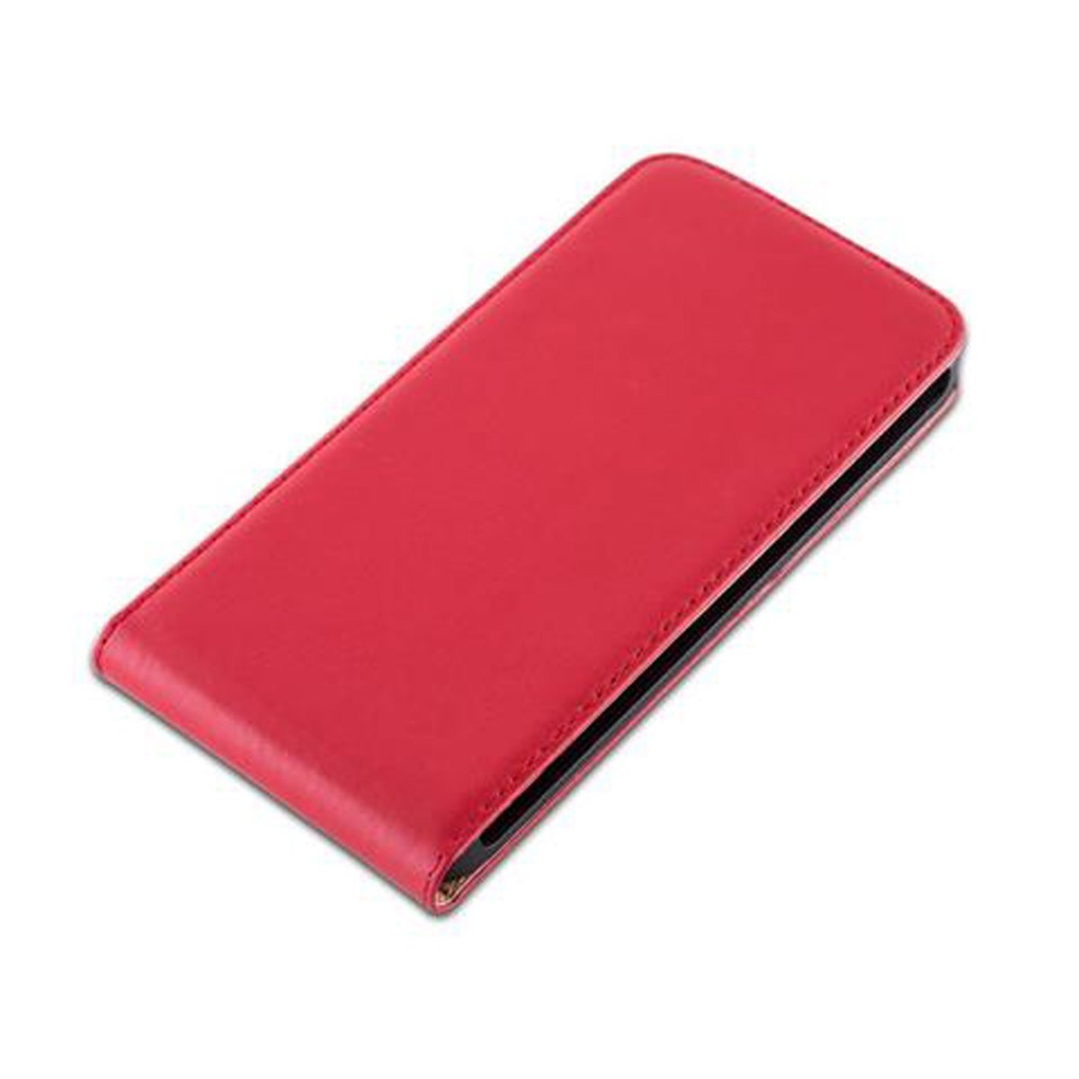 Flip Cover, CADORABO Style, 816, Handyhülle Desire im Flip ROT CHILI HTC,