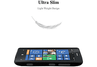 carcasa de móvil Funda flexible para móvil - Carcasa de TPU Silicona ultrafina;CADORABO, Nokia, Lumia 520, frost negro