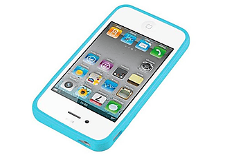 carcasa de móvil Funda flexible para móvil - Carcasa de TPU Silicona ultrafina;CADORABO, Apple, iPhone 4 / iPhone 4S, jelly azul claro
