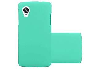 carcasa de móvil  - Funda rígida para móvil de plástico duro – Carcasa Hard Cover protección CADORABO, LG, Nexus 5, frosty verde