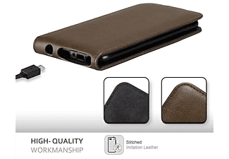 carcasa de móvil Funda flip cover para Móvil - Carcasa protección resistente de estilo Flip;CADORABO, Samsung, Galaxy NOTE 9, 80 café