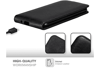 carcasa de móvil Funda flip cover para Móvil - Carcasa protección resistente de estilo Flip;CADORABO, Samsung, Galaxy XCover 3, negro antracita