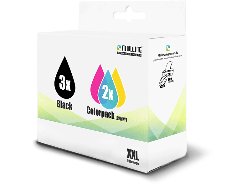 MEHRWEGTONER MWT5151738 Ink Cartridge Mehrfarbig (Kodak NO10 XL 8893364 8955916)