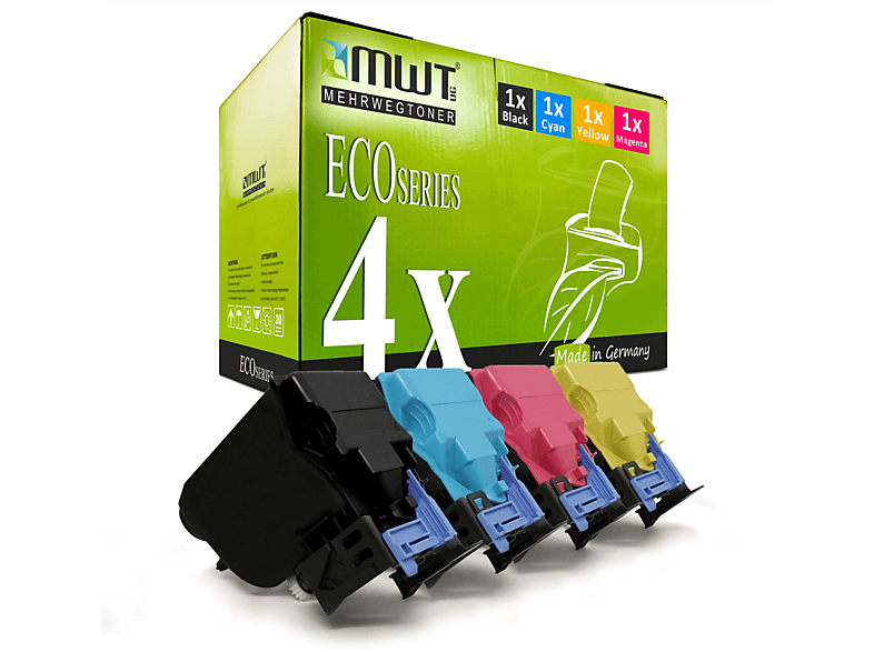 MEHRWEGTONER MWT5149551 A0X5450 Minolta (Konica TNP18M TNP18 A0X5150 A0X5250 A0X5350 Toner TNP18K Cartridge TNP18C TNP18Y) Mehrfarbig