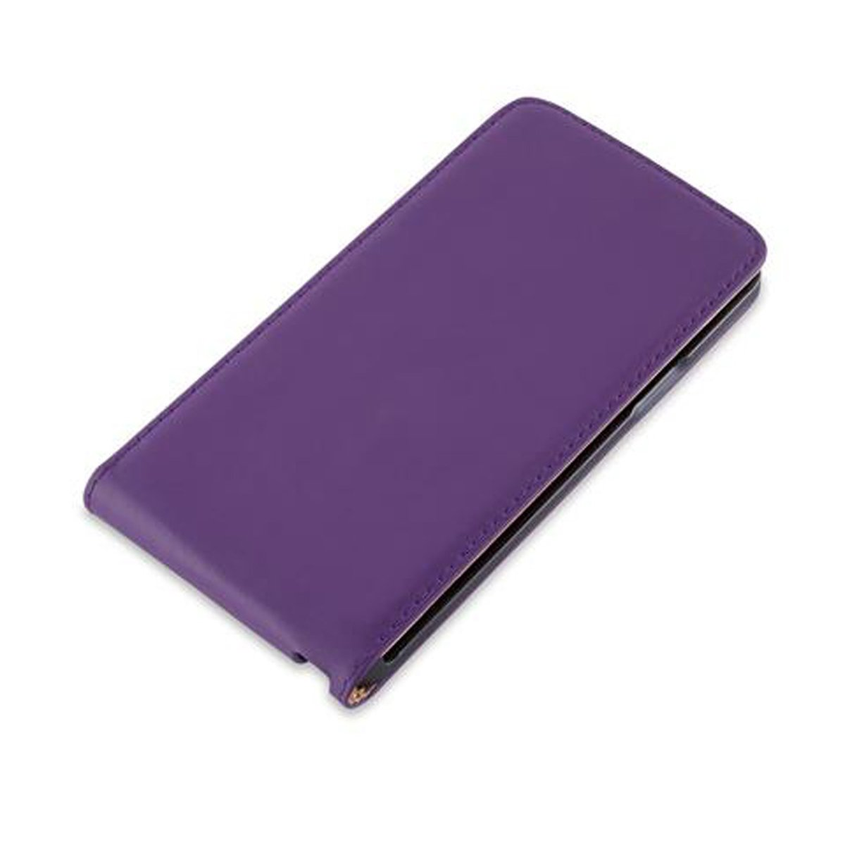 CADORABO Handyhülle im Galaxy Style, Samsung, FLIEDER NOTE VIOLETT 4, Flip Cover, Flip