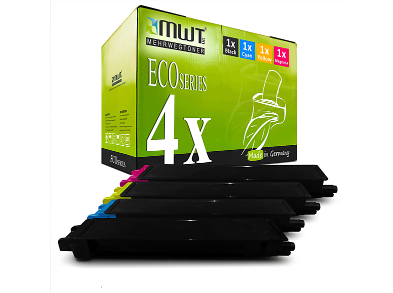 MEHRWEGTONER MWT5132805 Toner Cartridge Mehrfarbig (Triumph-Adler 652511111 652511114 652511116 652511115)