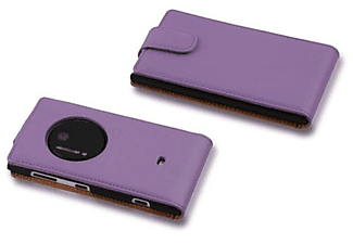 carcasa de móvil Funda flip cover para Móvil - Carcasa protección resistente de estilo Flip;CADORABO, Nokia, Lumia 1020, orquídea violeta
