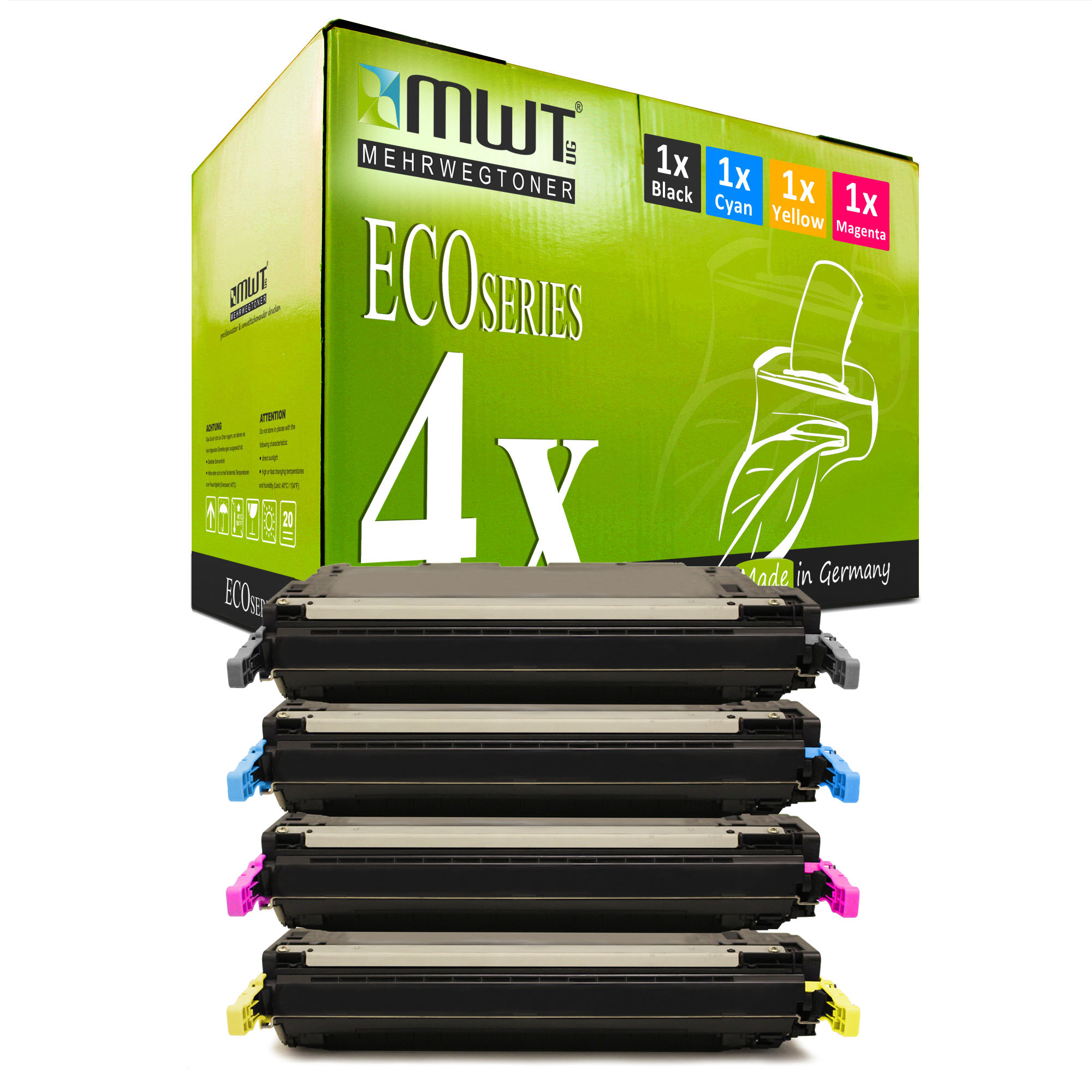 MEHRWEGTONER MWT5158812 Toner Cartridge Mehrfarbig Q2671A Q2670A-73A 308A 309A Q2672A) Q2673A (HP