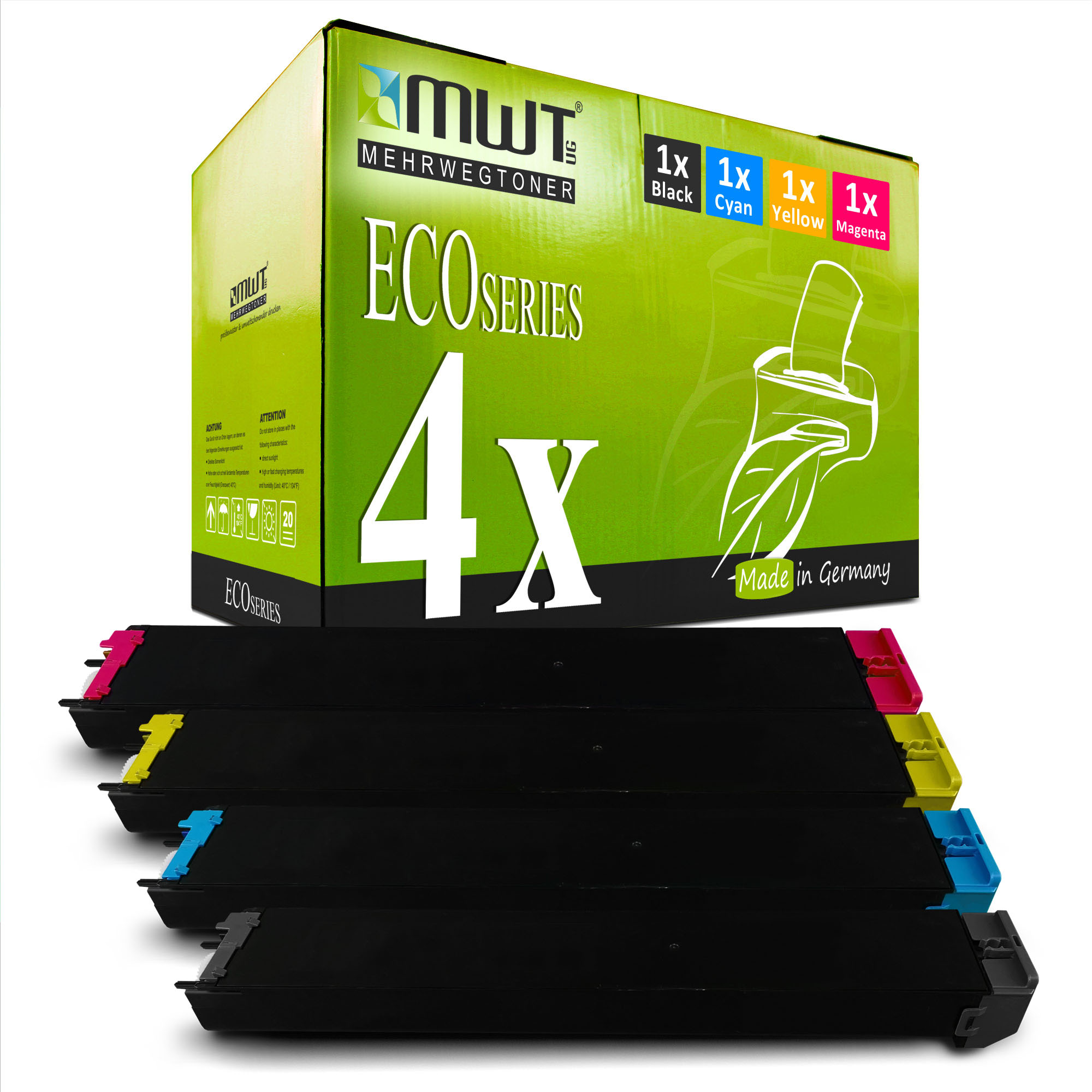 MX-23 GT MEHRWEGTONER GTCA GTBA MWT5133222 Toner (Sharp GTYA) Cartridge Mehrfarbig GTMA