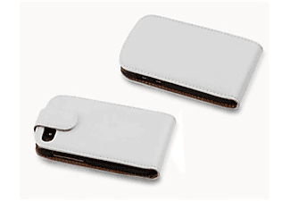 carcasa de móvil Funda flip cover para Móvil - Carcasa protección resistente de estilo Flip;CADORABO, Blackberry, Q10, blanco magnesio
