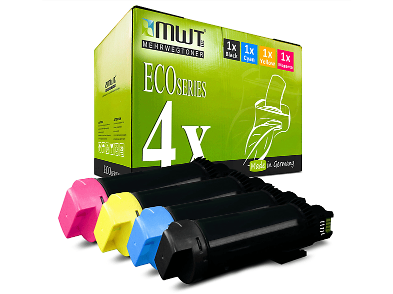 MEHRWEGTONER MWT5163021 Toner Cartridge (Dell 593BBSE Mehrfarbig 593BBSB 4R6JN 6CVF8 5PG7P 593BBSD R6C4D 0CX53)