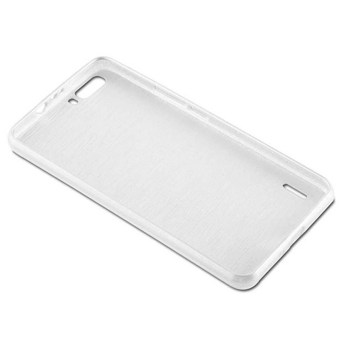 CADORABO TPU Hülle, Brushed SILBER 6 PLUS, Backcover, Honor