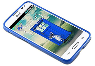 carcasa de móvil  - Funda flexible para móvil - Carcasa de TPU Silicona ultrafina CADORABO, LG, L70 (1.SIM), azul