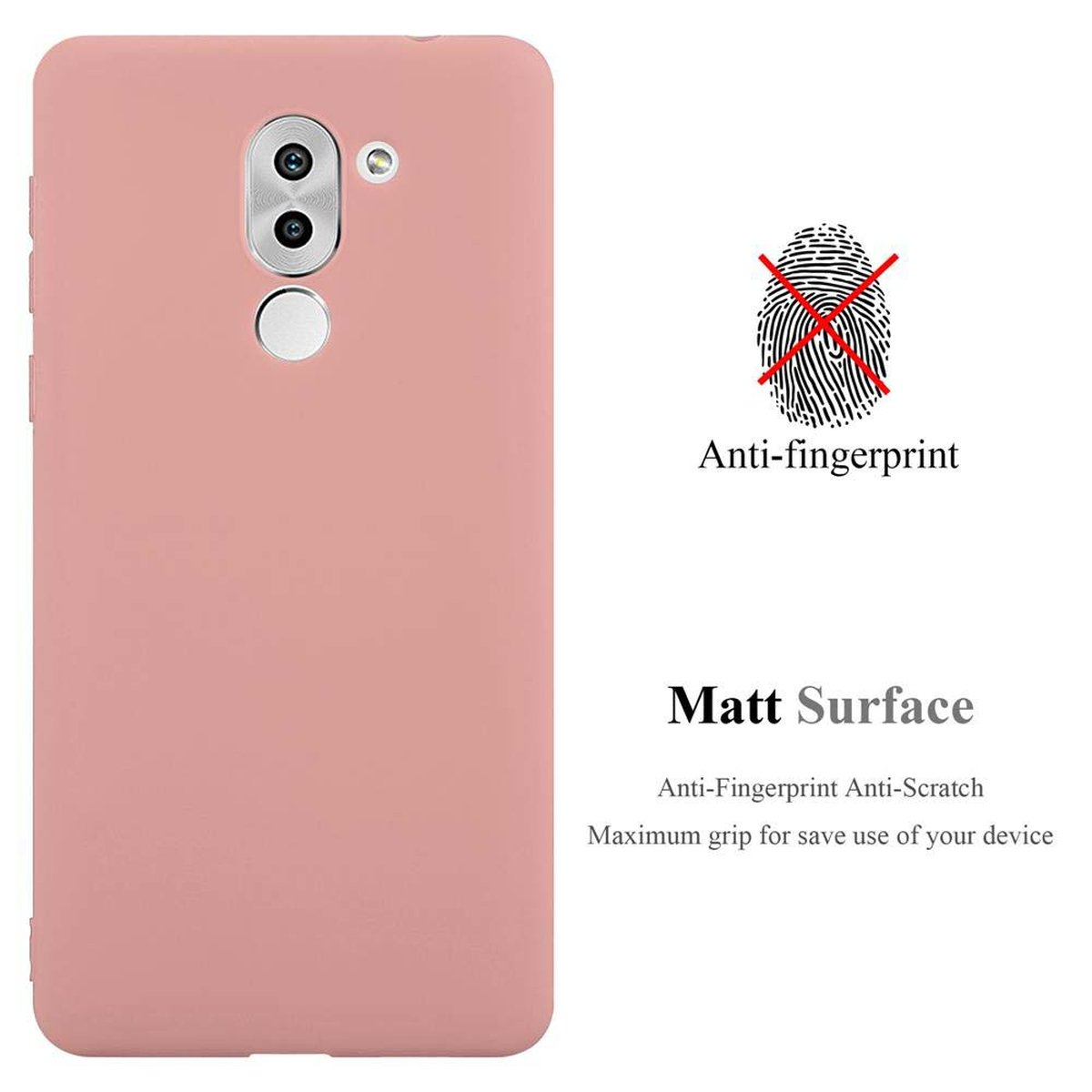CADORABO Hülle im Style, CANDY TPU Candy GR5 LITE ROSA 9 / Backcover, 2017 Huawei, / Honor MATE 6X