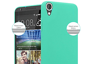carcasa de móvil Funda rígida para móvil de plástico duro – Carcasa Hard Cover protección;CADORABO, HTC, Desire 820, frosty verde