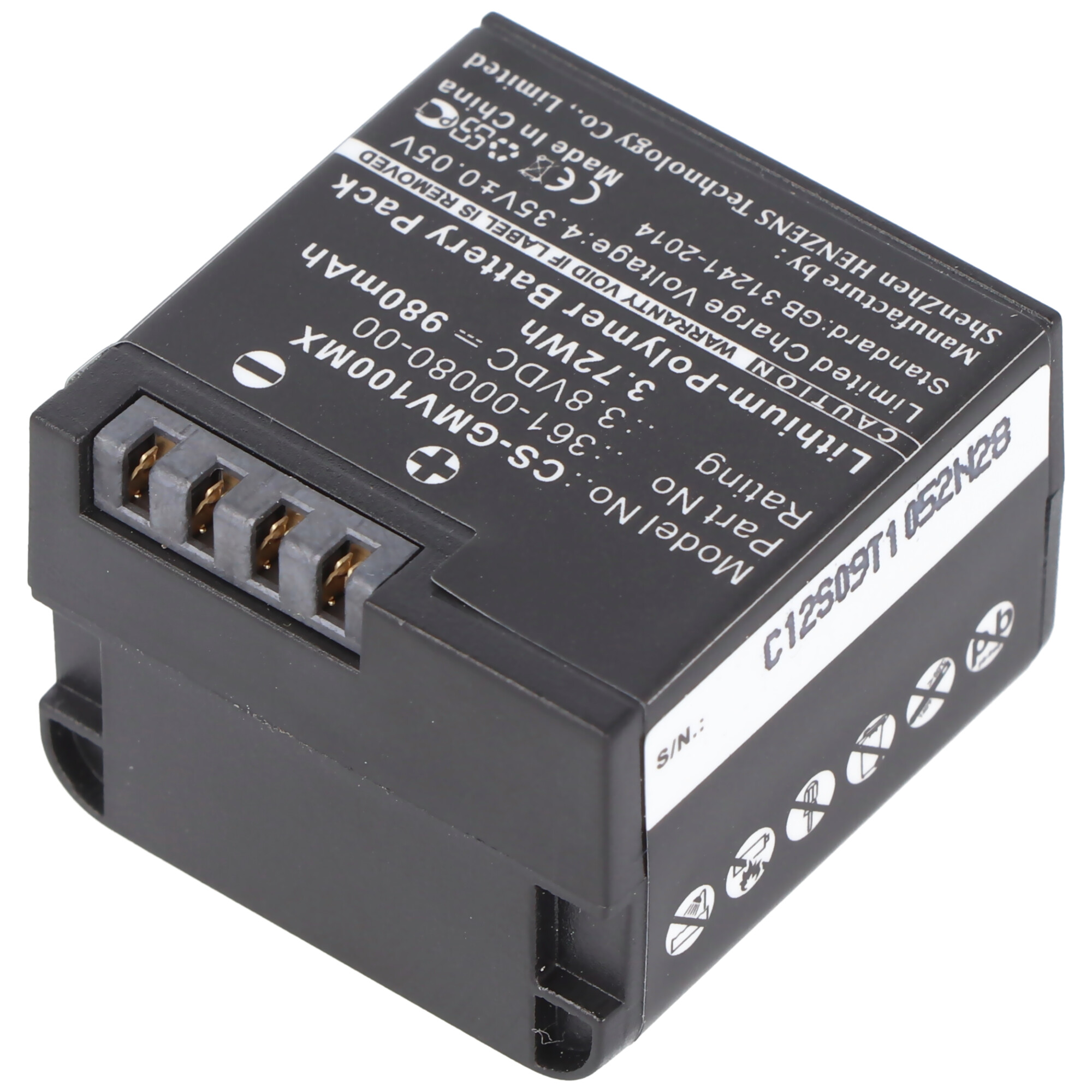ACCUCELL Garmin VIRB XE 010-12256-01 Uyumlu Li-ion Yedek Batarya/ Pil