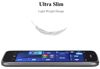 carcasa de móvil Funda flexible para móvil - Carcasa de TPU Silicona ultrafina;CADORABO, Nokia, Lumia 950, naranja azul blanco