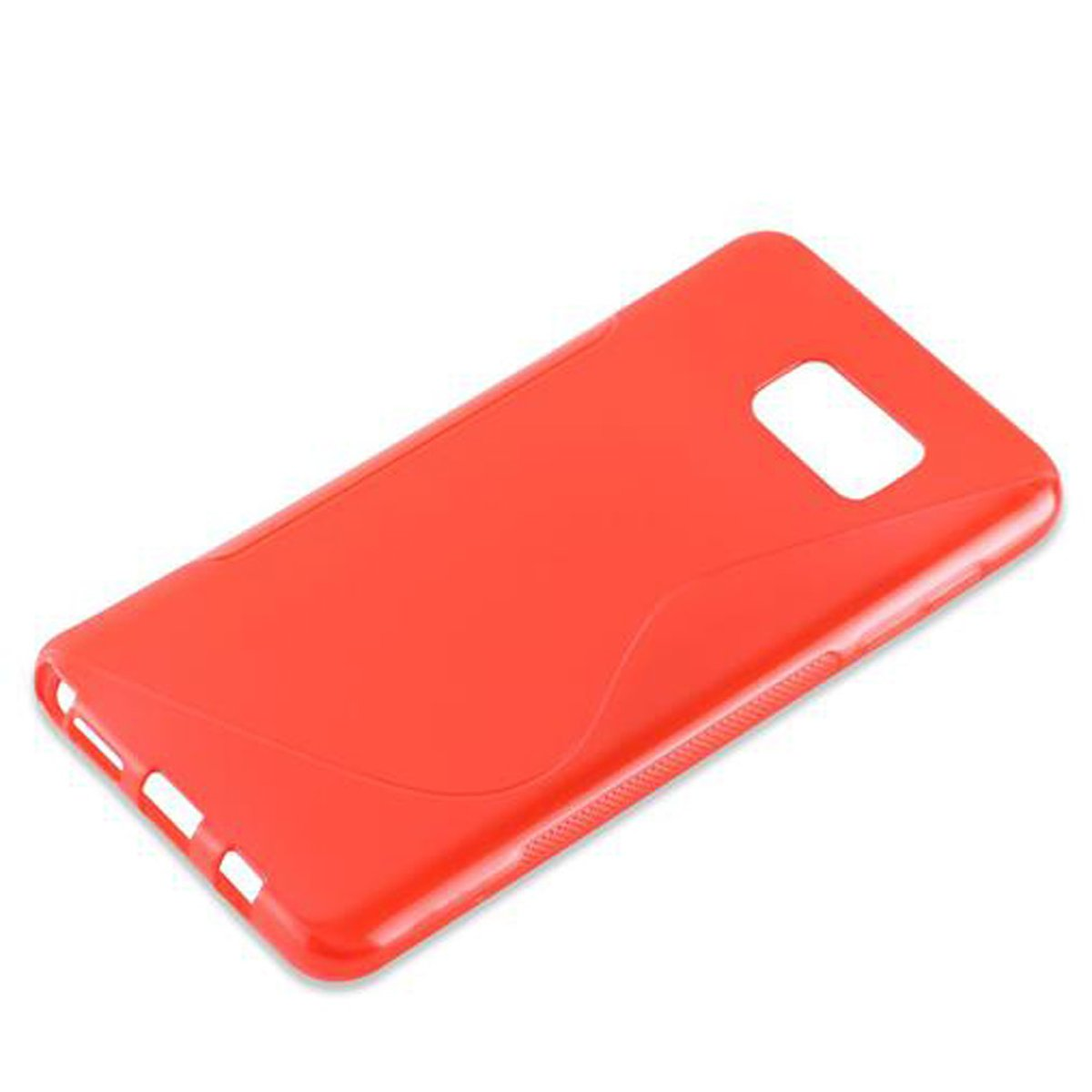CADORABO TPU S-Line NOTE ROT INFERNO Samsung, Backcover, Galaxy Handyhülle, 5