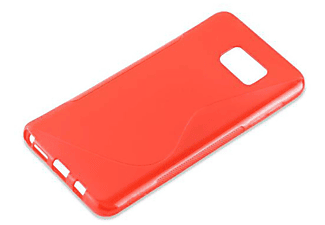 carcasa de móvil  - Funda flexible para móvil - Carcasa de TPU Silicona ultrafina CADORABO, Samsung, Galaxy NOTE 5, rojo infierno