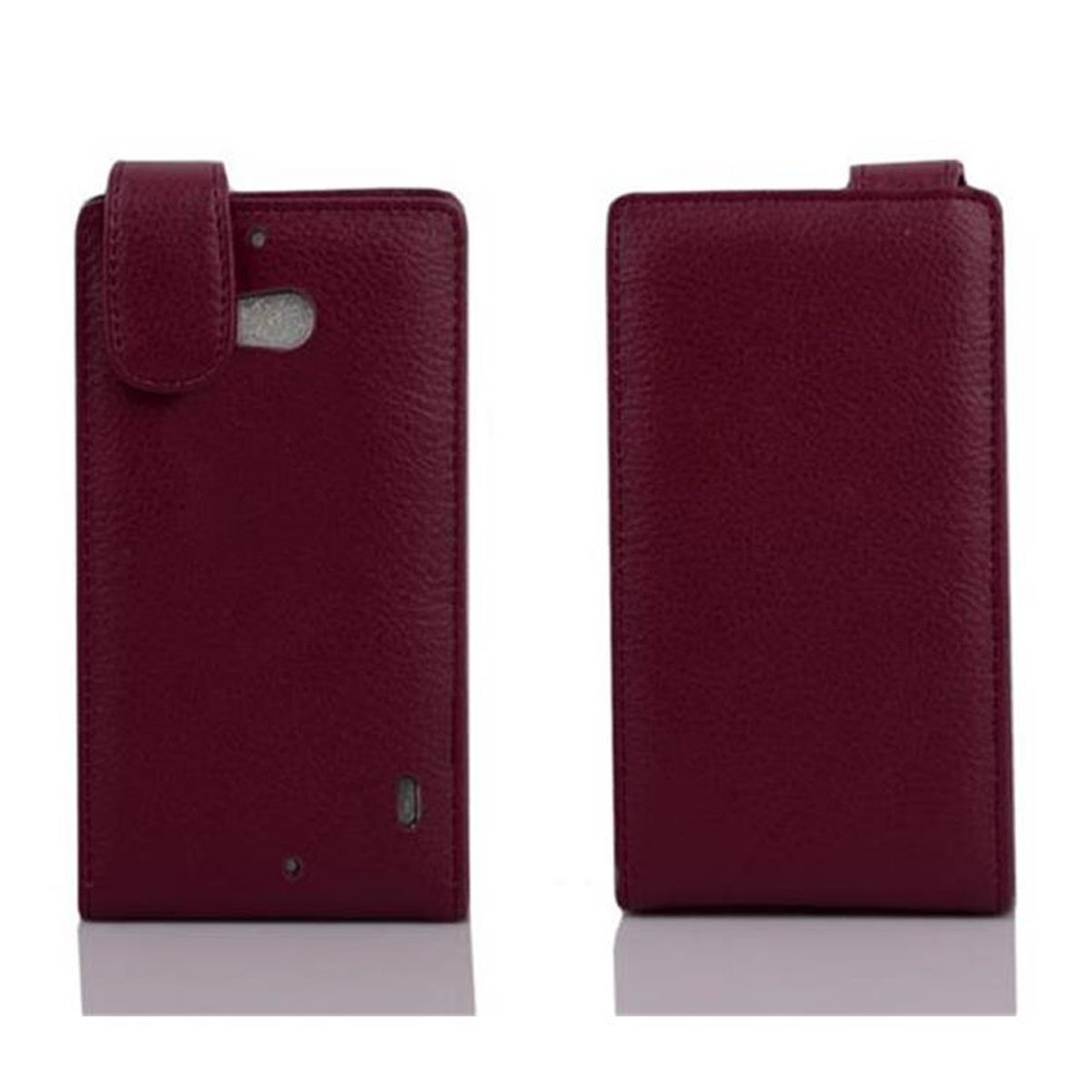 CADORABO Schutzhülle im Flip / Lumia BORDEAUX Style, 930, LILA Nokia, 929 Cover, Flip