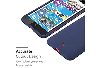 carcasa de móvil Funda flexible para móvil - Carcasa de TPU Silicona ultrafina;CADORABO, Nokia, Lumia 1320, frost azul oscuro