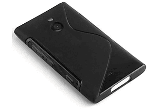 carcasa de móvil  - Funda flexible para móvil - Carcasa de TPU Silicona ultrafina CADORABO, Nokia, Lumia 925, óxido negro