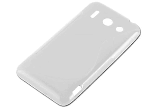 carcasa de móvil  - Funda flexible para móvil - Carcasa de TPU Silicona ultrafina CADORABO, Huawei, ASCEND G510, semi transparente
