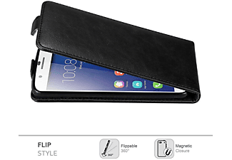 carcasa de móvil Funda flip cover para Móvil - Carcasa protección resistente de estilo Flip;CADORABO, Honor, 6 PLUS, negro antracita