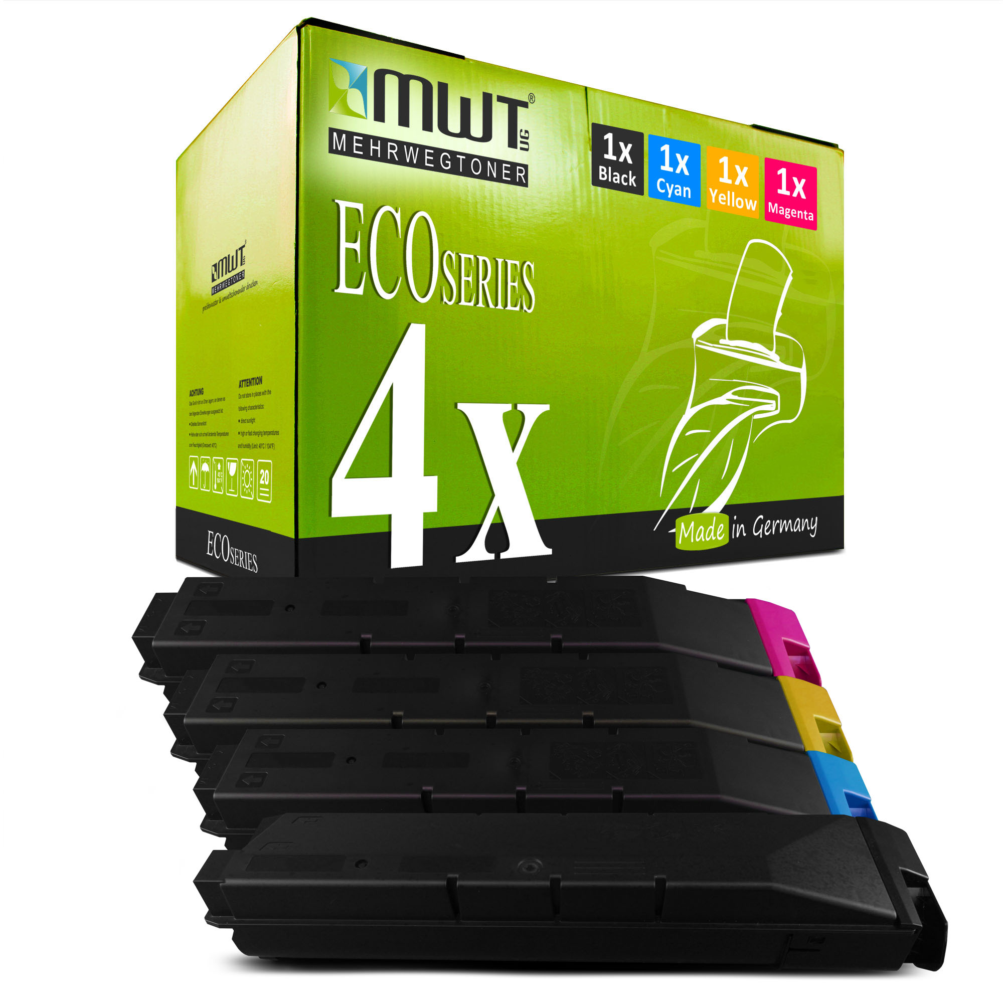 MEHRWEGTONER MWT5144846 Toner 1T02LKCNL0 TK-8305C (Kyocera TK-8305 TK-8305K Mehrfarbig 1T02LKBNL0 1T02LK0NL0 TK-8305M TK-8305Y) Cartridge 1T02LKANL0