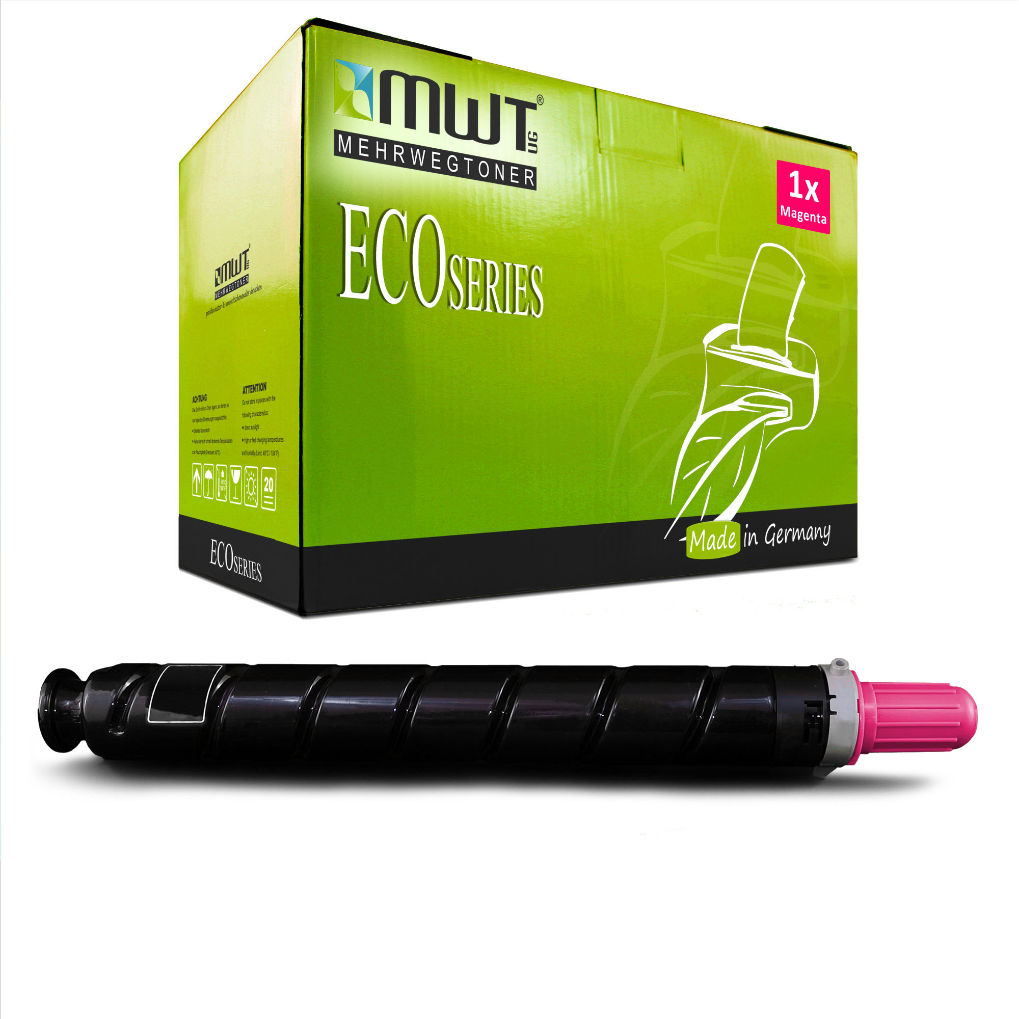 MEHRWEGTONER 3784B002) Toner Magenta MWT5168200 Cartridge C-EXV34M (Canon