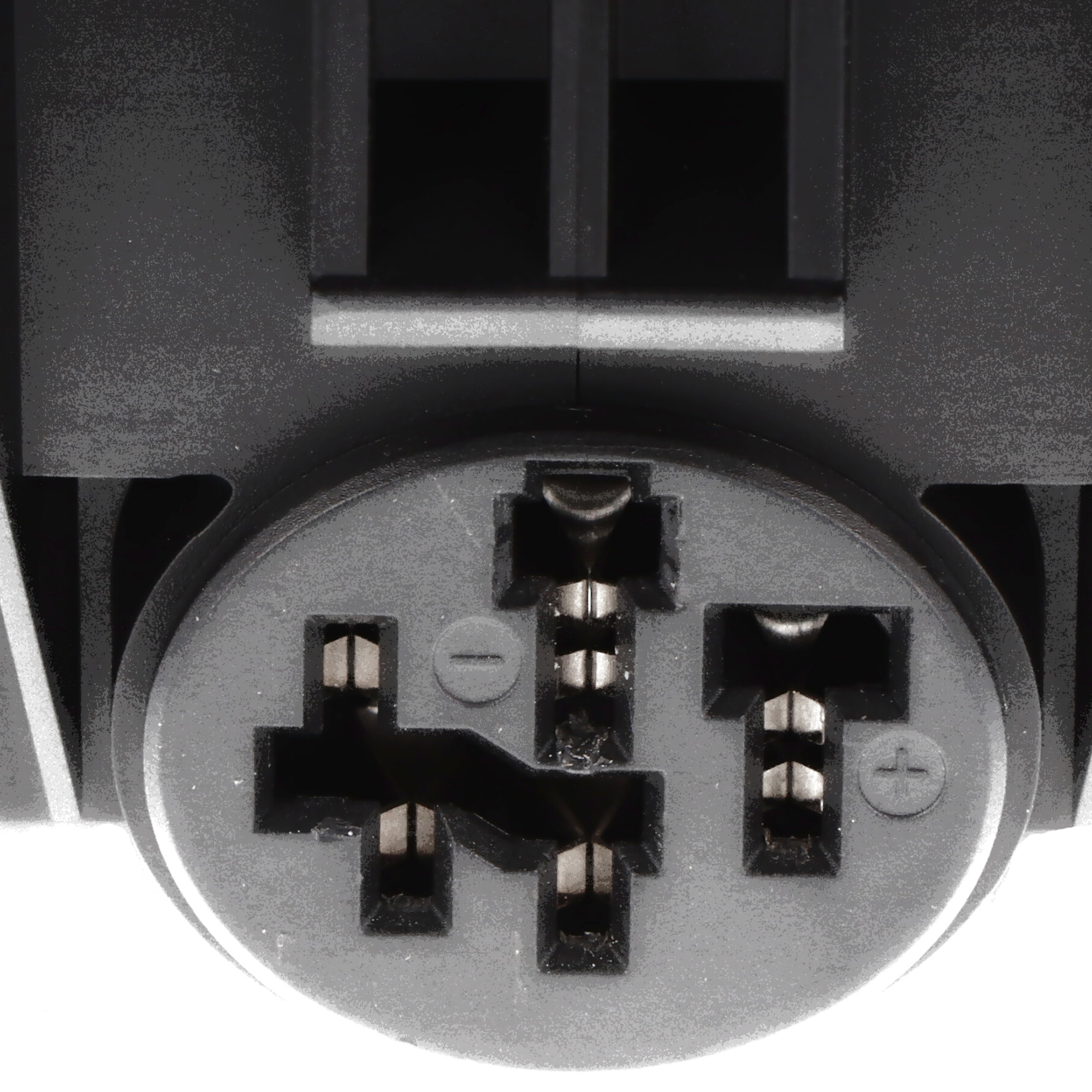 Elektronische Komponente mit drei Anschlüssen.