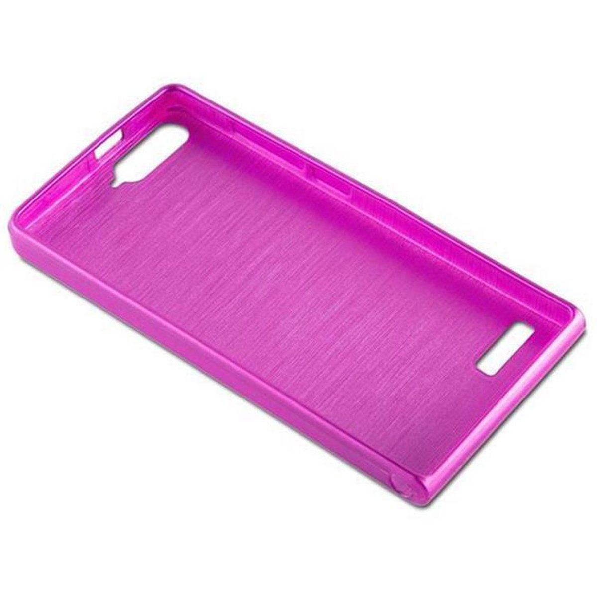 Brushed PINK MINI, ASCEND P7 Hülle, Huawei, Backcover, CADORABO TPU