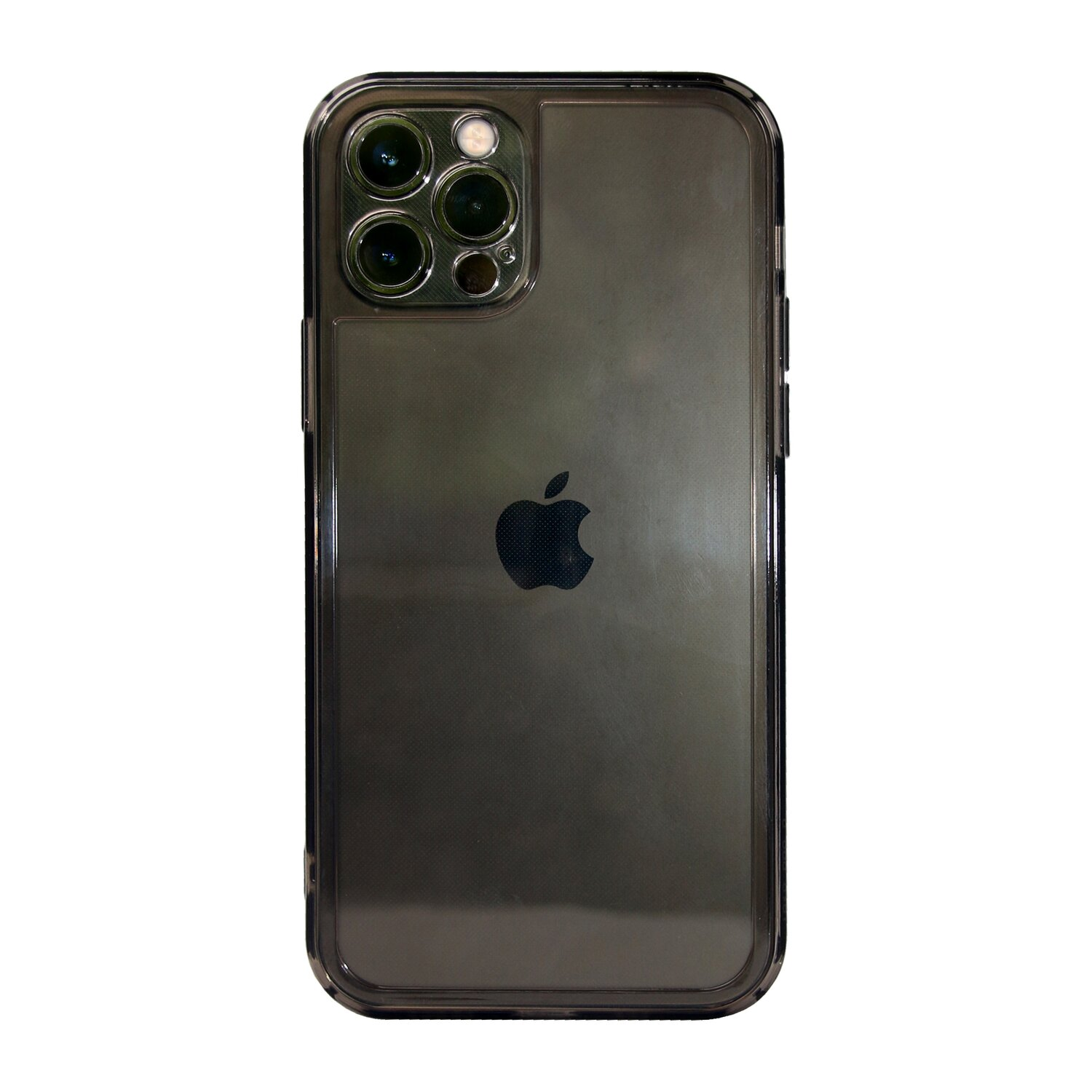 Backcover, 12, iPhone Apple, Case, CamShield COFI Dunkel-Transparent