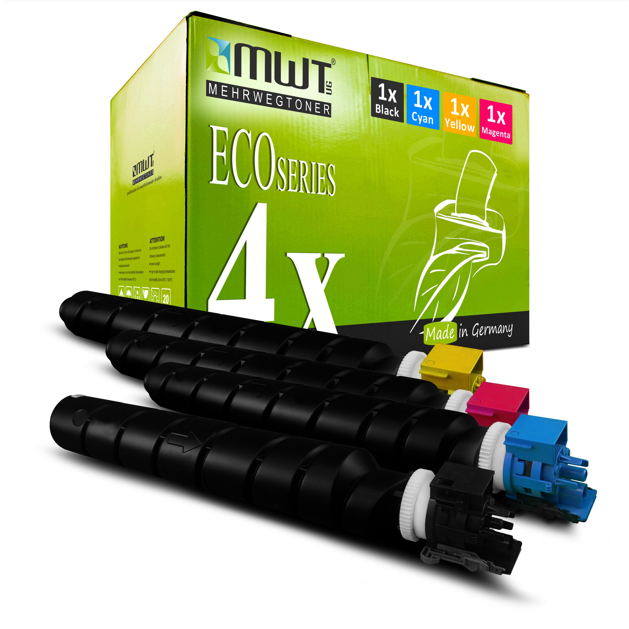 1T02NDAUT1) 1T02NDCUT1 MEHRWEGTONER CK8514Y 1T02NDBUT1 (Utax CK8514K CK8514M 1T02ND0UT0 Toner Cartridge Mehrfarbig CK8514C MWT5175949