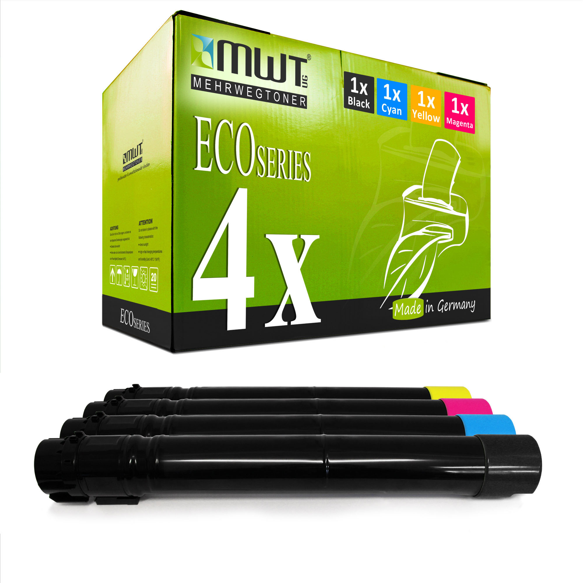 MEHRWEGTONER MWT5163717 Toner Cartridge Mehrfarbig 593-10883 593-10885 61NNH) 4C8RP 593-10884 31PHT 593-10882 2CH2D (Dell