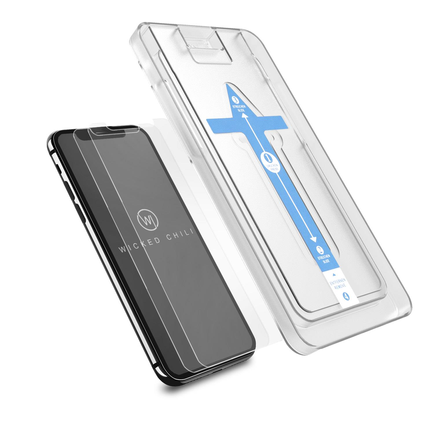 2X XS 11 CHILI und iPhone X) Schutzglas(für iPhone WICKED Easy-In Pro, iPhone Apple