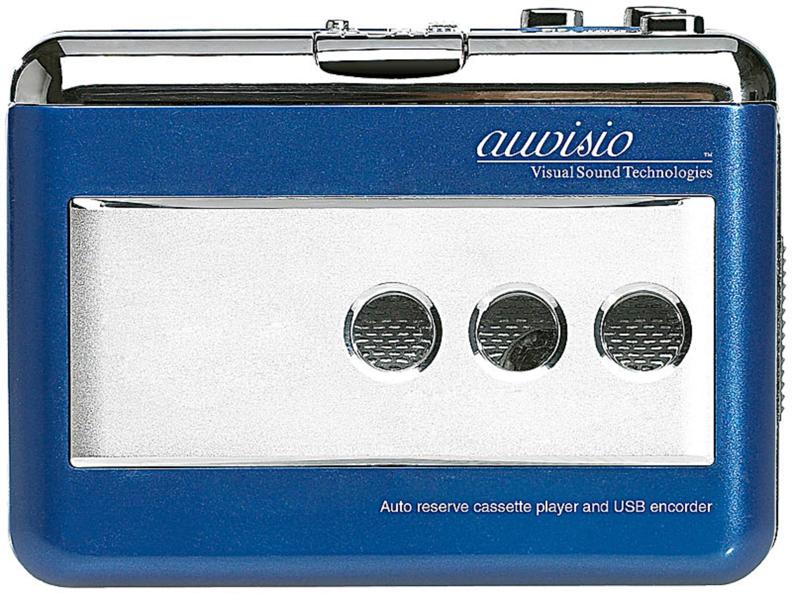 AUVISIO Tape2PC Audio-Kassetten Digitales blau für Konvertierungsgerät