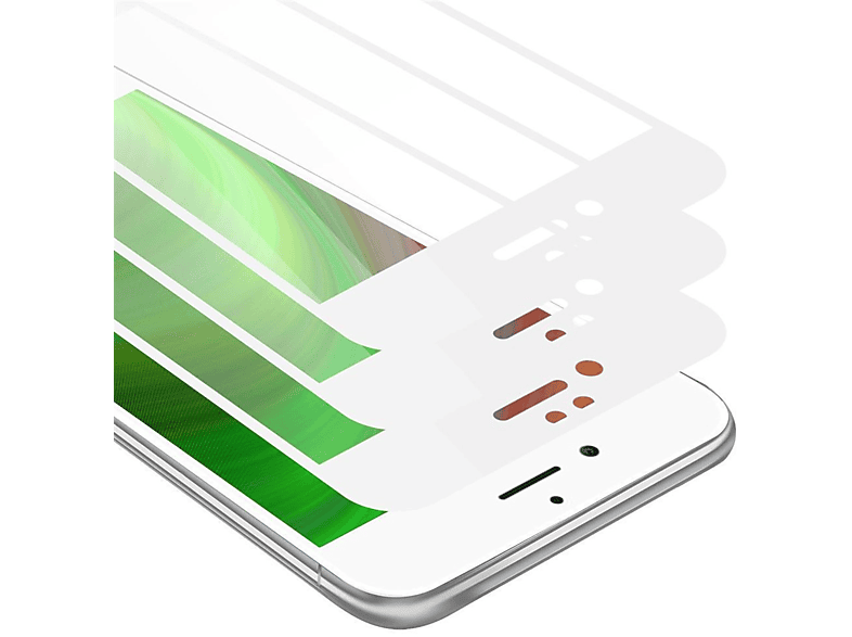 6S) 3x Vollbild iPhone Tempered / 6 Schutzglas Apple Schutzfolie(für CADORABO