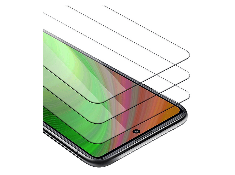 Cadorabo 3x Pellicola In Vetro Temperato Per Huawei P Smart Z | Trasparente E 9H | Con Kit Applicazione Facile