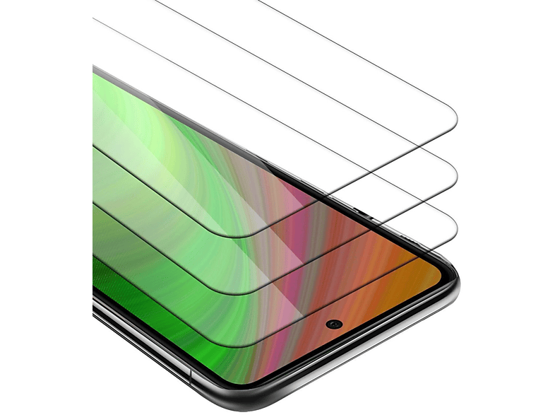 CADORABO 3x Schutzglas Tempered (4G Schutzfolie(für Glas 5G) A52s) Samsung Galaxy / / A52