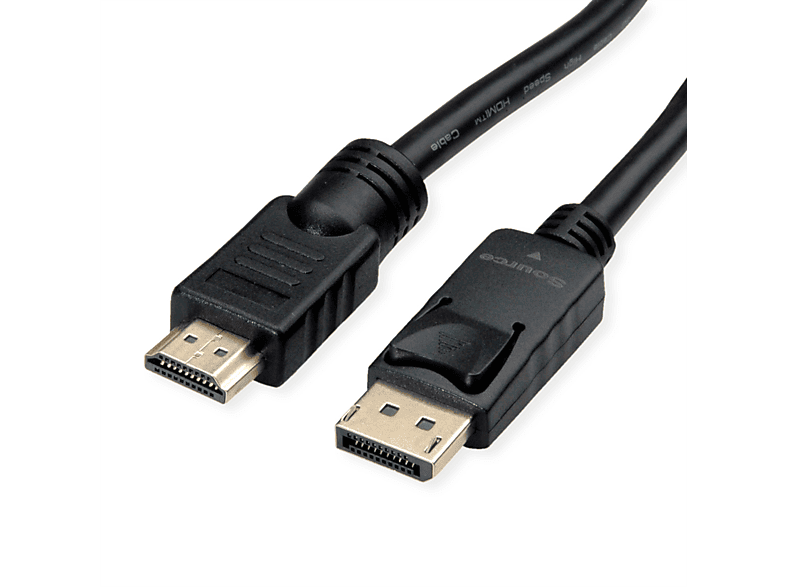 ROLINE DisplayPort Kabel DP - UHDTV, ST/ST, DP-UHDTV-Kabel, 7,5 m