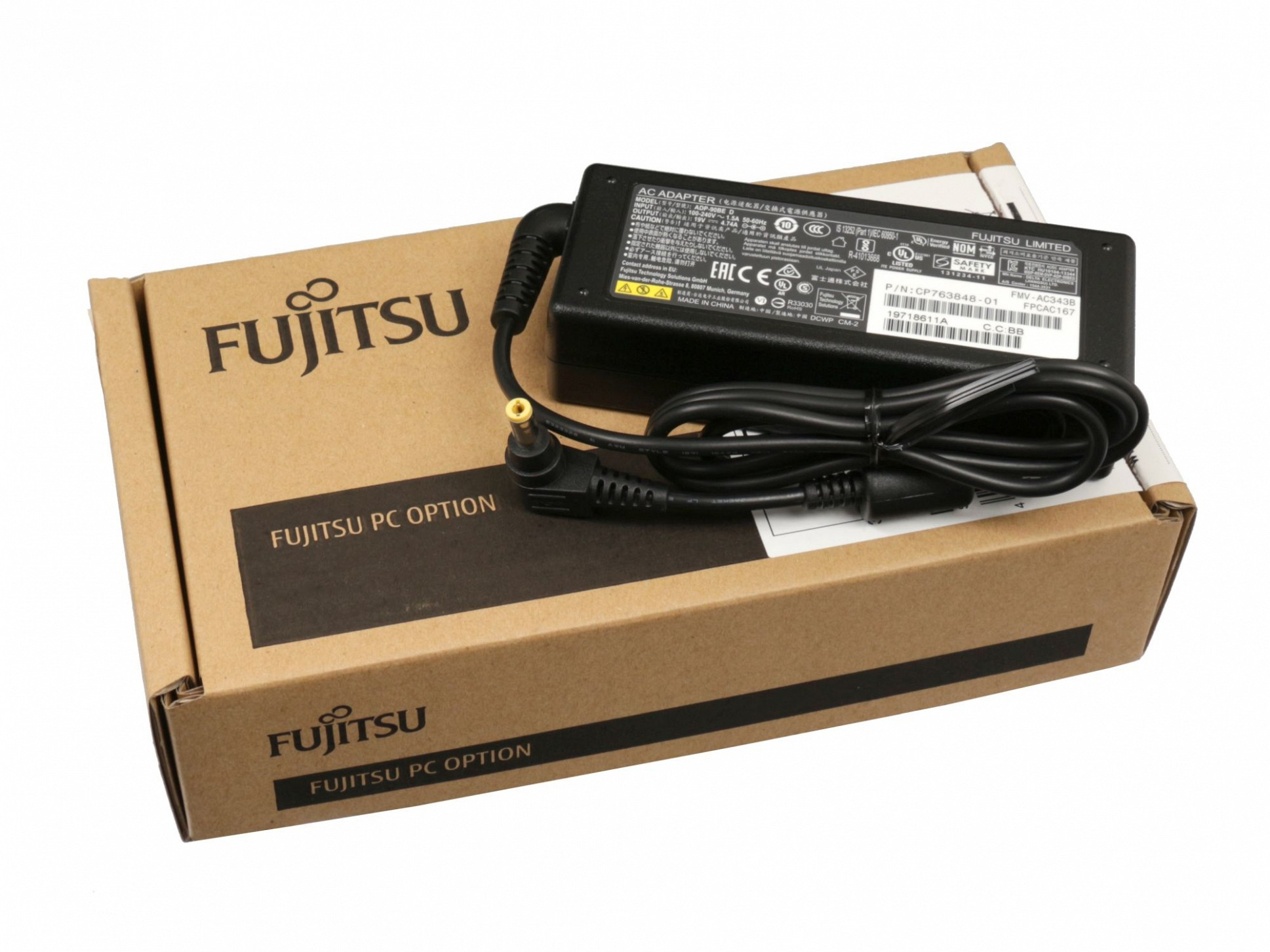 Netzteil FUJITSU Original 90 FMV-AC343B Watt