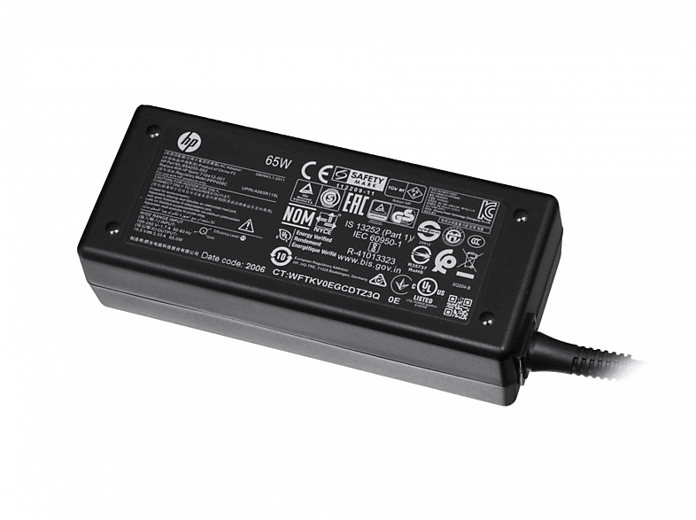 HP 854055-002 eckiges Original Netzteil 65 Watt