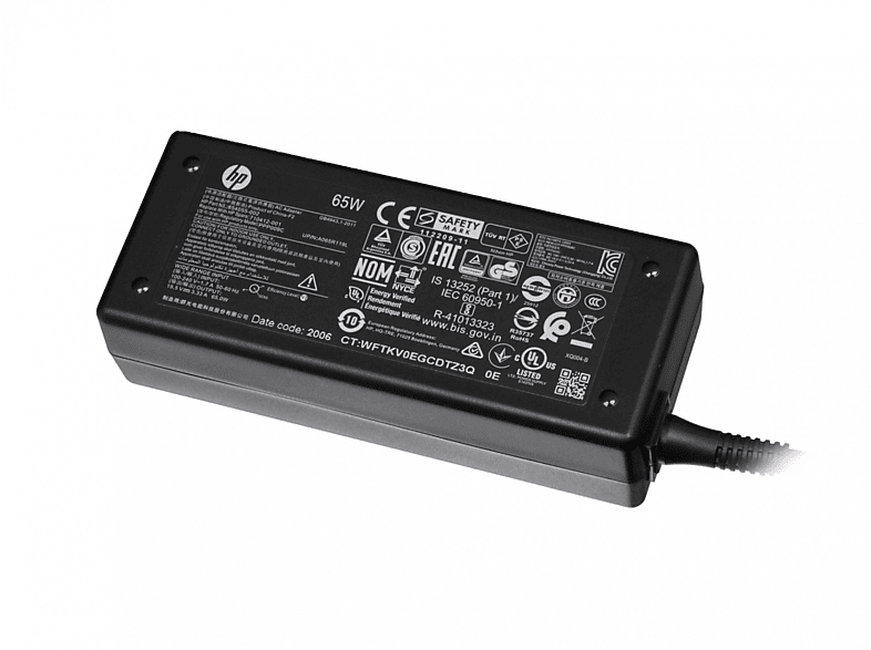 HP 854055-004 eckiges Original Netzteil 65 Watt