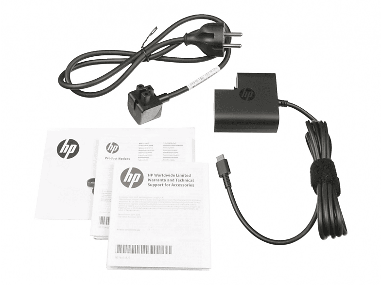 HP 1HE07AA#ABB Original USB-C Netzteil 45 Watt