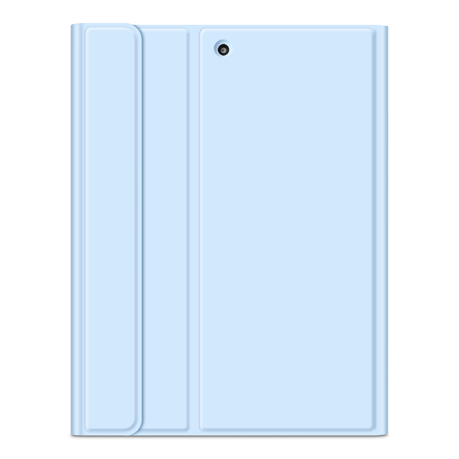 Apple Tastatur Hülle Bookcover Kunstleder, FINTIE Tablethülle Himmelblau für +