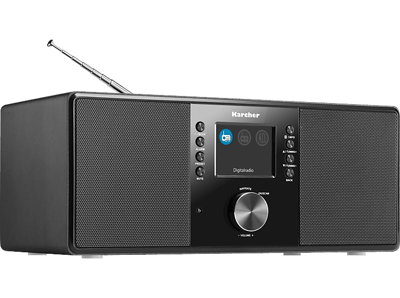 (FM), 5000 UKW DAB Schwarz KARCHER Radio, DAB+, DAB+, DAB+