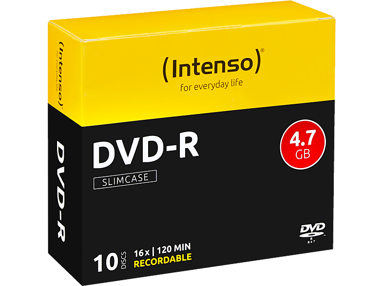 Pack DVD-R DVD-R INTENSO 10er