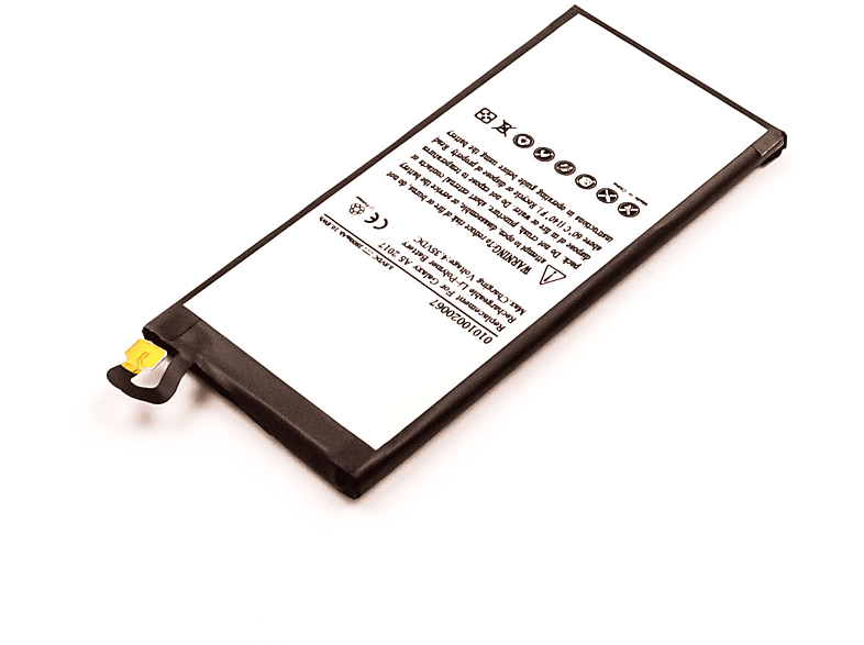 MOBILOTEC Akku kompatibel mit Samsung 2800 Volt, Li-Pol, Li-Pol EB-BA520ABE Akku, 3.85 mAh