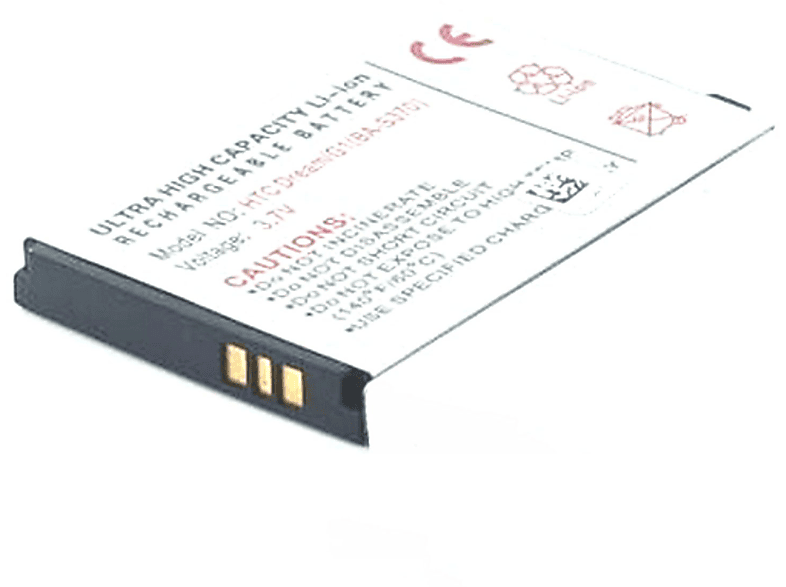 MOBILOTEC Akku kompatibel mit HTC BA S370 Li-Ion Akku, Li-Ion, 3.7 Volt, 1000 mAh
